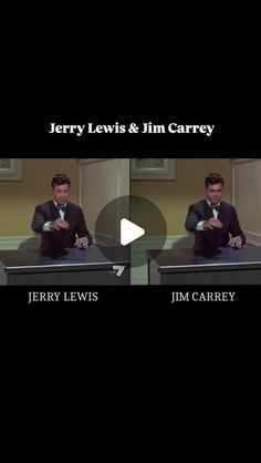 jerry lewis and jn carrey on the set of jimmy lewis's show