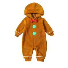 PRICES MAY VARY. Material--- baby christmas onesie made of high-quality cotton fabric, super soft and breathable, friendly to your baby's skin Features--- baby christmas costume, gingerbread outfit, newborn christmas jumpsuit, back button, hoodies romper, oversized bubble bodysuit for baby, christmas outfit, gingerbread cosplay clothes Size--- Baby christmas costume outfit suitable for newborn infant toddler kids, baby boy christmas outfit 0-3 months, christmas onesie baby 3-6 months, infant chr Newborn Door Hanger Christmas, Baby Grinch Costume Boy, Buddy The Elf Baby Costume, Cute Fitted Winter Bodysuit, Cute Winter Bodysuit For Playtime, Cute Christmas Holiday Onesie, Christmas Long Sleeve Onesie For Playtime, Winter Cotton Playtime Bodysuit, Christmas Long Sleeve Playtime Onesie