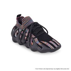 Trendy Multicolor Slip-on Sneakers, Multicolor Synthetic Sneakers With Rubber Sole, Multicolor Synthetic Slip-on Sneakers, Trendy Black Slip-on Sneakers For Streetwear, Trendy Multicolor Sneakers With Rubber Sole, Trendy Black Sneakers With Textured Sole, Modern Multicolor Sneakers With Laces, Multicolor Sports Sneakers With Textured Sole, Modern Multicolor Sneakers