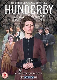 the poster for the tv series thunderby, starring as an older woman in period dress