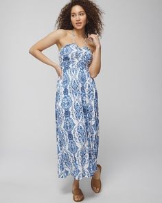 Soft Jersey Halter Tie Midi Bra Dress - Soma Soma Dress, Soma Intimates, Bra Dress, The Vanishing, Sleepwear Pajamas, Shapewear, Pajamas, My Style, Bra