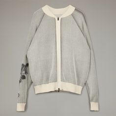 adidas Y-3 图案针织开衫 - 白色 | 使用 adiClub 免费送货 | adidas US White Cardigan, Adidas Online, Adidas Performance, Zip Sweater, Knit Patterns, Knit Cardigan, Sweater Cardigan, Men Sweater, Long Sleeve Shirts