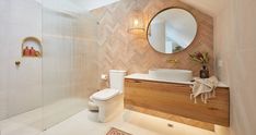 Bad Inspiration, Bathroom Inspiration Decor, Rooms Reveal, Bathroom Inspo, Bathroom Renos, Bathroom Style, Bathroom Makeover, House Inspo, Bathroom Renovation