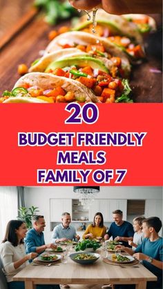 Feed Family Of 6 Cheap, Budget Friendly Meals Families, Dinner Ideas On A Budget, Feeding Large Family, Cheap Family Dinners, Budget Friendly Meals, Affordable Meals, Family Of 7