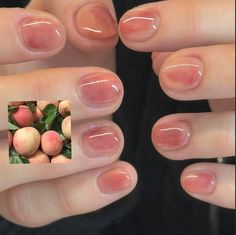 Peach Nails, Cute Simple Nails, Soft Nails, Fall Nail Art, Sparkly Nails, Chic Nails, Nail Accessories, Love Nails