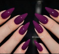 Purple Nail, Fabulous Nails, Fire Nails, Classy Nails, Nail It, Nails Done, Fancy Nails, Chic Nails, Dope Nails