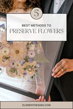 5 best methods to preserve your flowers. Ways To Preserve Flowers, Saving Flowers, Diy Craft Hacks, Organic Artwork, Preserve Flowers, Wedding Planning Boards, Craft Hacks, Floral Preservation, Element Design