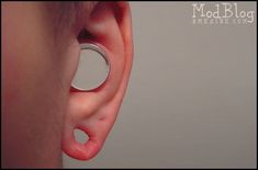 an ear with a ring attached to it