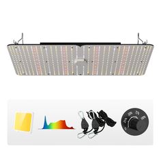 led grow light with dim lighting and remote control for indoor plant growth, suitable for growing plants