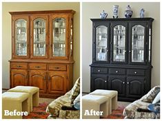 an image of a living room with furniture before and after remodeling on pinterest