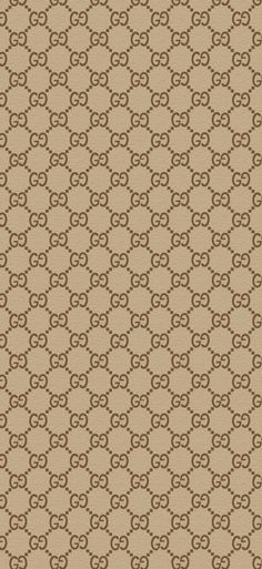 an image of a brown and tan wallpaper with interlocked circles on it