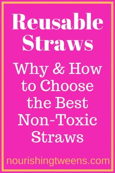 Read this Non-Toxic Straws review to find out why you need to switch to reusable straws.  Reusable straws are healthier for you and your family. #nontoxicstraws #reusablestraws #nontoxichome Family Nutrition, Reusable Straws, Home Remedies For Acne, Morning Smoothie, Cold Home Remedies, Endocrine System, Interesting Reads, Family Health, Metal Straws