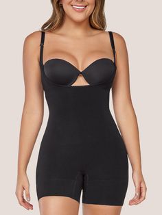 Head-to-thigh body hugging love. Slip into the Curveez® Second Skin Hip Hugger Bodysuit and instantly feel a boost of confidence. The open bust body shaper you have been looking for, everything about this bodysuit just makes sense. Offering under-bust support with the capability of wearing your own bra, features like adjustable straps, 360-degree compression, behind lifting technology, and antibacterial fabrication are unmatched. Like a second skin and an all-over hug at once, there is so much for you to love here. Medium weight control Antibacterial fabric Shapes tummy, back, hips, and waist Lifts the butt Open bust with adjustable straps Shaper Panty, Shapewear Bodysuit, Body Shapers, Second Skin, Body Positivity, Shapewear, Apparel Accessories, High Waisted, Skin