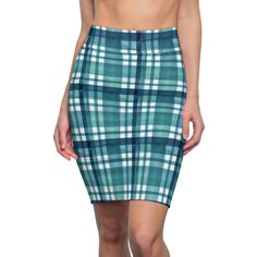 Introducing the perfect skirt for plaid enthusiasts who value comfort and quality. Whether you're looking to enhance your collection or find the perfect gift, this lightweight Plaid Tartan Mini Skirt, Grunge Flannel Skater Skirt, Buffalo Plaid Pencil Skirt, High Waisted Bluegreen Fitted Bodycon Skirt XS-2XL is a season favorite! Comfortable, soft to the touch, and made with thin, stretchy, lightweight material that allows you to wear it comfortably by itself in the warmer months or with leggings Green Blue Outfit, Aesthetic Plaid, Skirt Grunge, Grunge Flannel, Tartan Mini Skirt, Fall Flannel, Plaid Pencil Skirt, Outfit Fall, Blue Outfit