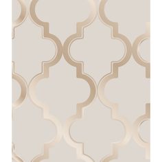 a white and beige wallpaper with an intricate design