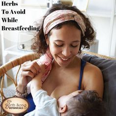 a woman holding a baby in her arms with the caption here's to avoid while breastfeeding