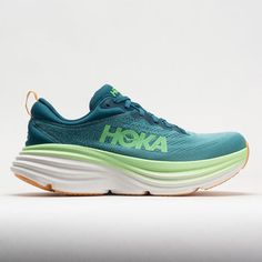 HOKA Bondi 8 Men's Airy Blue/Diva Blue – Holabird Sports Green Low-top Athletic Fit Running Shoes, Green Cushioned Sneakers For Running, Green Cushioned Running Sneakers, Green Athletic Fit Low-top Running Shoes, Athletic Fit Green Low-top Running Shoes, Green Synthetic Running Shoes With Boost Midsole, Green Athletic Fit Sneakers With Boost Midsole, Green Mesh Trail Running Shoes With Boost Midsole, Green Synthetic Athleisure Running Shoes