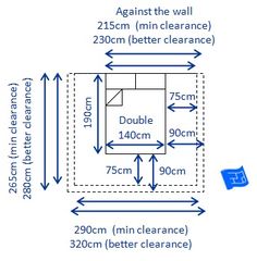 the diagram shows how to measure an area with measurements for different areas in which it is located