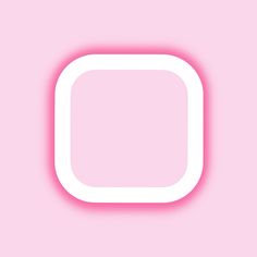 a pink square with a white outline in the middle on a light pink background that is rectangleed