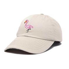 Flamingo Custom logo, embroidered design, fits most Adults, this hat features an adjustable metal buckle. Adjustable Size Metal Buckle, Soft inner sweat band lining, Well Ventilated, Light Weight. ADULTS 6 3/4 to 7 1/2 (58 CM max). Daily Outings, Hiking, Picnics, Family Outings, Travel, Casual Wear Beige, Black, Dark Green, Gold, Gray, Hot Pink, Kelly Green, Khaki, Lavender, Light Blue, Light Pink, Maroon, Minion Yellow, Navy Blue, Olive, Orange, Purple, Red, Royal Blue, Teal, White If you love Cheap Pink Embroidered Baseball Cap, Flamingo Hat, Pink Kelly, Baseball Cap For Women, Family Outings, Women Hats, Sweat Band, Womens Baseball Cap, Family Outing