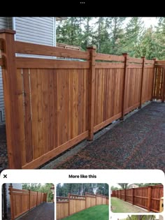 an image of a fence that has been installed