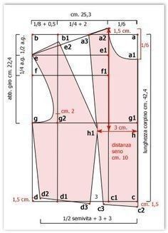 the measurements for a women's dress