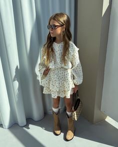 Baby Fashion Girl, Kids Outfits Daughters, Children Outfits, Chic Kids, Looks Country, Winter Outfit Ideas