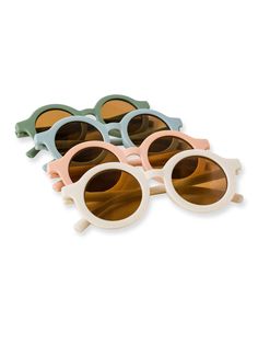 These adorable sunglasses are the perfect summer accessory! With certification for children and made of recycled plastic, they provide 400 UV protection. Keep them safe in the included cotton dust bag. Best for children under 10 years old. Dimensions: 4.92" (face/frame) x 5.5" (leg/side). Casual Sunglasses With Uv Protection For Playtime, Cute White Sunglasses With Uva Protection, Casual Sunglasses For Summer Playtime, Playful Tinted Lenses Sunglasses For Outdoor, Playful Sunglasses With Uv Protection For Vacation, Playful Sunglasses With Uva Protection For Vacation, Playful Tinted Sunglasses For Outdoor, Cute Beach Sunglasses With Uv Protection, Multicolor Uv Protection Summer Sunglasses