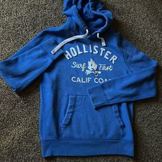 Blue Hoodie Never Worn No Tags. Aeropostale. Size L Blue Fleece Top For Spring, Blue Fleece Tops For Spring, Casual Blue Winter Sweatshirt, Casual Blue Fleece Outerwear, Casual Blue Sweatshirt With Kangaroo Pocket, Cozy Blue Hoodie For Spring, Blue Hoodie With Double-lined Hood For Outdoor, Aeropostale Hoodies, Blue Moisture-wicking Hoodie Sweatshirt