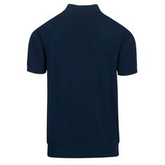 - Knitted Polo- 100% cotton yarn- Unlined- Regular fit- Machine washable Fabric & Care- Delicate Machine Wash at 30 degrees(86℉) with similar colors.- Iron inside out on low temperature.- Store flat.- Do not tumble dry.- Do not bleach. Blue Cotton Tops With Ribbed Collar, Fitted Blue Polo Sweater With Short Sleeves, Casual Blue Polo Shirt With Ribbed Collar, Blue Casual Polo Sweater With Polo Collar, Fitted Navy Polo Sweater With Ribbed Collar, Blue Casual Polo Shirt With Ribbed Collar, Casual Navy Collared Polo Sweater, Casual Blue Knitted Polo Sweater, Fitted Navy Collared Polo Sweater