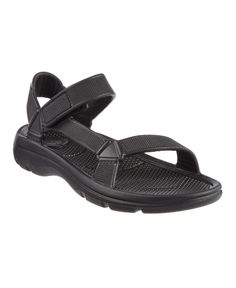 in stock Black Lightweight Adjustable Sport Sandals, Adjustable Lightweight Black Sport Sandals, Lightweight Adjustable Black Sport Sandals, Sport Sandals, Heel Height, In Store, Pick Up, Buy Online, Slip On