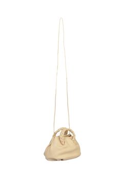 Bombon Shoulder Bag from Hereu On-the-go Bucket Shape Shoulder Bag, On-the-go Smooth Grain Shoulder Bucket Bag, Cream Shoulder Bag With Dust Bag For On-the-go, White Harajuku Style Shoulder Bag, Luxury On-the-go Shoulder Bag With Palladium Hardware, Fisherman Sandals, Versace Shop, Minimalist Shoes, Ring Watch