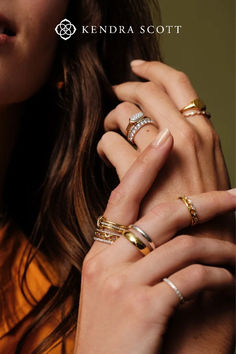 Mixed metals are so in right now, and the Meg Double Band Ring in Mixed Metal is delivering just that. Featuring a two-in-one stacked silhouette with gold and silver tones, this ring really can do it all. Mix Match Silver And Gold Rings, Ring Metal Comparison, Gold Double Band Stackable Midi Rings, Trendy Double Band Metal Jewelry, Fine Jewelry Stackable Double Band Rings, Classic Stackable Double Band Midi Rings, 14k Gold Double Band Stackable Rings With Polished Finish, Double Band Rings, Pave Diamond Ring