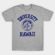 Wear this vintage reproduction of the real design from the university of Hawaii in the 80's. -- Choose from our vast selection of Crewneck and V-Neck T-Shirts to match with your favorite design to make the perfect graphic T-Shirt. Pick your favorite: Classic, Boxy, Tri-Blend, V-Neck, or Premium. Customize your color! For men and women. University Tshirt, University Of Hawaii, Hawaii Outfits, Hawaii Shirt, V Neck T Shirt, Hawaii, University, Graphic Tees, Tshirt Designs