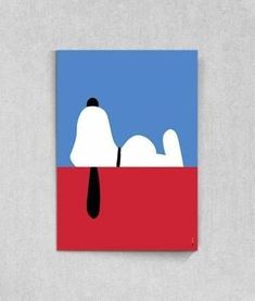 a minimalist poster of a man laying on the ground