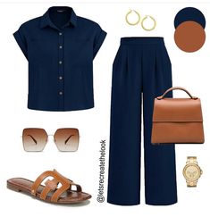 Casual Chic Outfit Summer, Buisness Outfits, Outfit Ideas Everyday, Professional Work Outfit, 2 Piece Sets, Older Women Fashion, Everyday Fashion Outfits, Stylish Work Outfits, Casual Chic Outfit