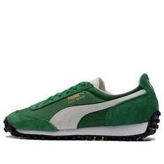 PUMA Fast Rider OG 'Green White' 387323-08 Casual Green Running Shoes For Training, Casual Green Running Shoes, Sporty Green Sneakers For Training, Green Puma Sneakers For Jogging, Brooklyn Fashion, Brooklyn Style, Adidas Sneakers Mens, Sock Outfits, Girly Wall Art