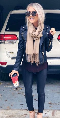 Cheap Fall Outfits, Autumn Jacket Women, Winter Outfit Inspiration, Outfits Black, Fall Outfits For Work, Cute Fall Outfits, Fall Fashion Trends, Fall Fashion Outfits, Casual Fall Outfits