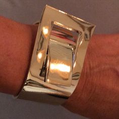 Silver Cuff Bracelet. Remarkably Chic Piece Of Jewelry From A Large Retail Chain. Eva Marcille, Target Jewelry, Best Friend Bracelets, Bracelet Set Silver, Friend Bracelets, Bangle Bracelets With Charms, Silver Bangle Bracelets, Stretchy Bracelets, Charm Bangle