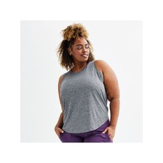 Versatile, sporty and comfortable, this Tek Gear women's tank top is an activewear must-have. Click on this WOMEN'S GUIDE to find the perfect fit and more! TECHNOLOGIES & FEATURES Breathable Crewneck Sleeveless Rounded hem UnlinedFABRIC & CARE Polyester Machine wash Imported Size: 2X. Color: Gray. Gender: female. Age Group: adult. Gray Sleeveless Yoga Tops, Gray Casual Yoga Tank Top, Gray Racerback Top For Light Exercise, Gray Tank Activewear In Athleisure Style, Gray Tank Athleisure Activewear, Gray Athleisure Tank Activewear, Gray Athleisure Tank Top, Gray Athleisure Muscle Tee For Workout, Gray Tank Sportswear Activewear