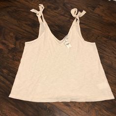 New With Tags Ties Are Adjustable And Be Untied . Cream Color Smoke Free Home Cheap Solid Color Spaghetti Strap Camisole, Cream Color, Womens Tops, Tank Tops, Cream, Tags, Women Shopping, Color