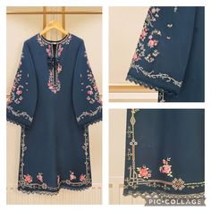 Original aghanoor  Brand new with tags Embroidered jacquard lawn kurta  Color: navy  Shirt length 45" O Indigo Kurta With Floral Embroidery For Eid, Indigo Floral Embroidered Kurta For Eid, Summer Blue Lawn Suit With Chikankari Embroidery, Blue Summer Lawn Suit With Chikankari Embroidery, Embroidered Long Sleeve Lawn Suit For Summer, Blue Lawn Suit With Chikankari Embroidery And Long Sleeves, Blue Summer Lawn Suit With Straight Kurta, Summer Long Sleeve Kurta With Naqshi Detail, Long Sleeve Kurta With Naqshi For Summer