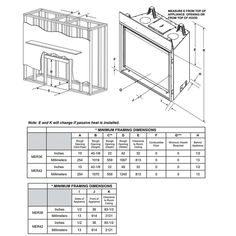 an instruction manual for the back end of a cabinet, with measurements and instructions on it