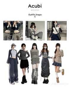 Acubi Fit Ideas, Cute Acubi Outfits, Acubi Outfits Korean, Acubi Street Wear, Acubi Aesthetic Outfit, Acubi Winter Outfit, Winter Acubi Outfits, Acubi Clothes, Acubi Core