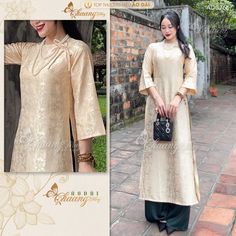 👉 7 DAY REFUND SUPPORT FOR CUSTOMERS IN VIETNAM * Still a Vietnamese girl walking down the street, how beautiful are her innovative ao dai. Selected from the best materials, the 4-piece modern ao dai will bring her the perfect experience. * With a delicate ao dai design in the flower-embroidered sleeves, a little bit of momentum with a stylized side part, this innovative ao dai can turn any girl into a beautiful lady. , young, lovely. * Ao dai in different colors such as pink and beige helps he Luxury Ao Dai With Mandarin Collar For Formal Events, Luxury Elegant Silk Ao Dai, Luxury Ao Dai With Mandarin Collar For Ceremony, Luxury Lace Ao Dai For Women, Luxury Ao Dai With Lace Sleeves, Luxury Full-length Elegant Ao Dai, Luxury Lace Ao Dai For Evening, Elegant Luxury Ao Dai For Formal Events, Luxury Embellished Ao Dai For Evening