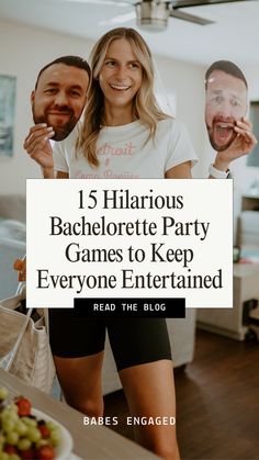 🎉 From hilarious icebreakers to cheeky challenges, our blog has the ultimate lineup to keep the laughter flowing all night long. Whether you're hosting a wild night out or a cozy girls' night in, these games are guaranteed to make memories that will last a lifetime. Gather your bride tribe and get ready for a night of fun, laughter, and unforgettable moments! #BacheloretteParty #PartyGames #BacheloretteIdeas #BridalShower #GirlsNight Games For A Bachelorette Party, Fun Games For Bachelorette Party, Funny Bachelorette Games Drinking, Bachelorette Party Ideas Grooms Face, Party Night Ideas, Cabin Bachelorette Party Games, Last Fling Before The Ring Bachelorette, Stagette Ideas, Tailgate Bachelorette Party