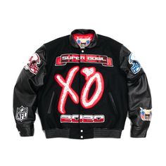 Xo Jacket, Lv Jacket, Xo The Weeknd, Vlone Clothing, Warren Lotas, Jeff Hamilton, Super Bowl Nfl, Varsity Jacket Women, Varsity Jackets