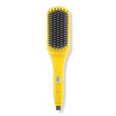 The Brush Crush Heated Straightening Brush - Drybar | Ulta Beauty Straightener Storage, Straightener Holder, Curls With Straightener, Exfoliating Body Wash, Paddle Brush, Best Sunscreens, Flat Iron Hair Styles, Straightening Brush, Frizz Free