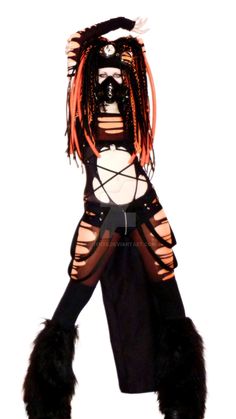 Cybergoth Outfits, Goth Dancing, Orange Shadow, Industrial Goth, We Are The Future, Cybergoth Style, Gothic Photography, Arte Punk