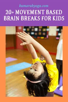 Preschool Brain Break Activities, Kids Therapy, Calming Techniques, Kids At Home, Kids Moves, Movement Activities, Teaching Yoga, Primary Education